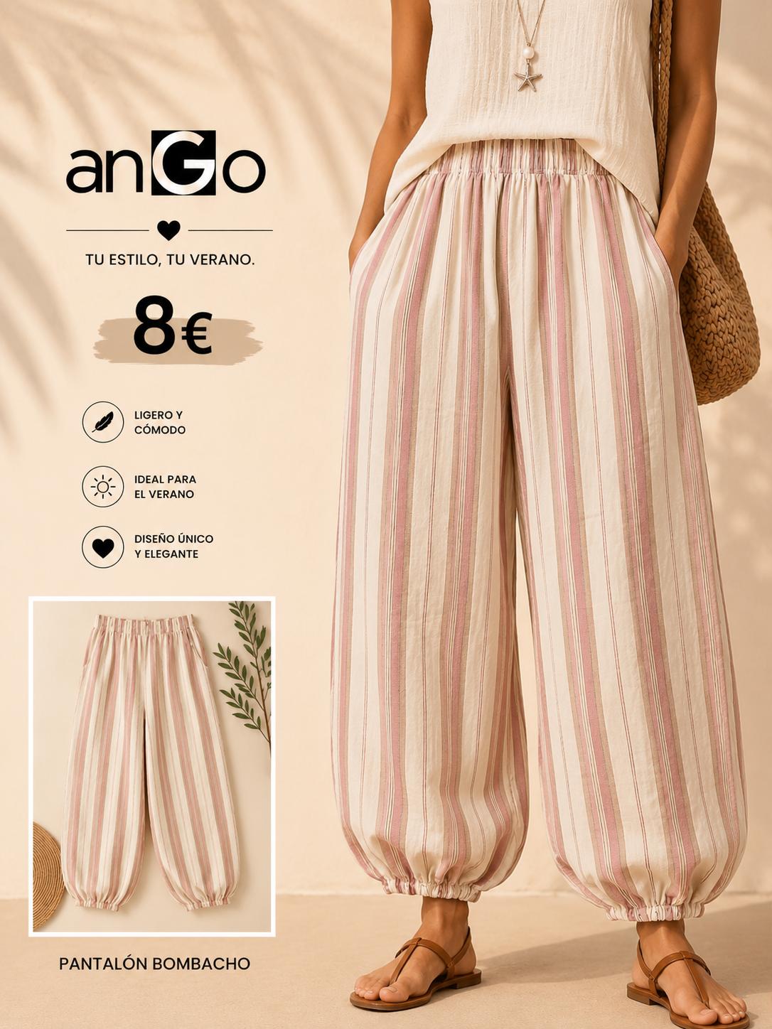 PANTALON BOMBACHO ROSA