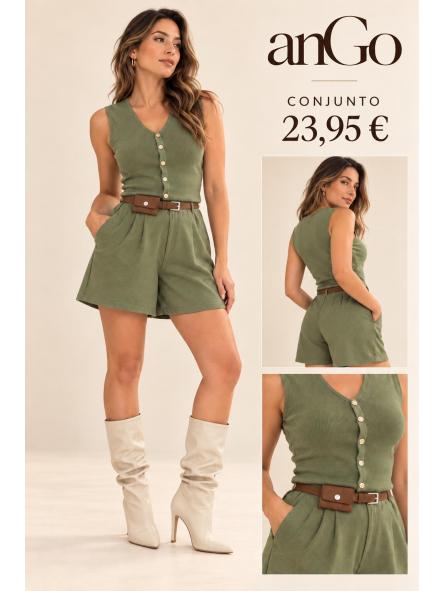 CONJUNTO CINTURON VERDE [0]