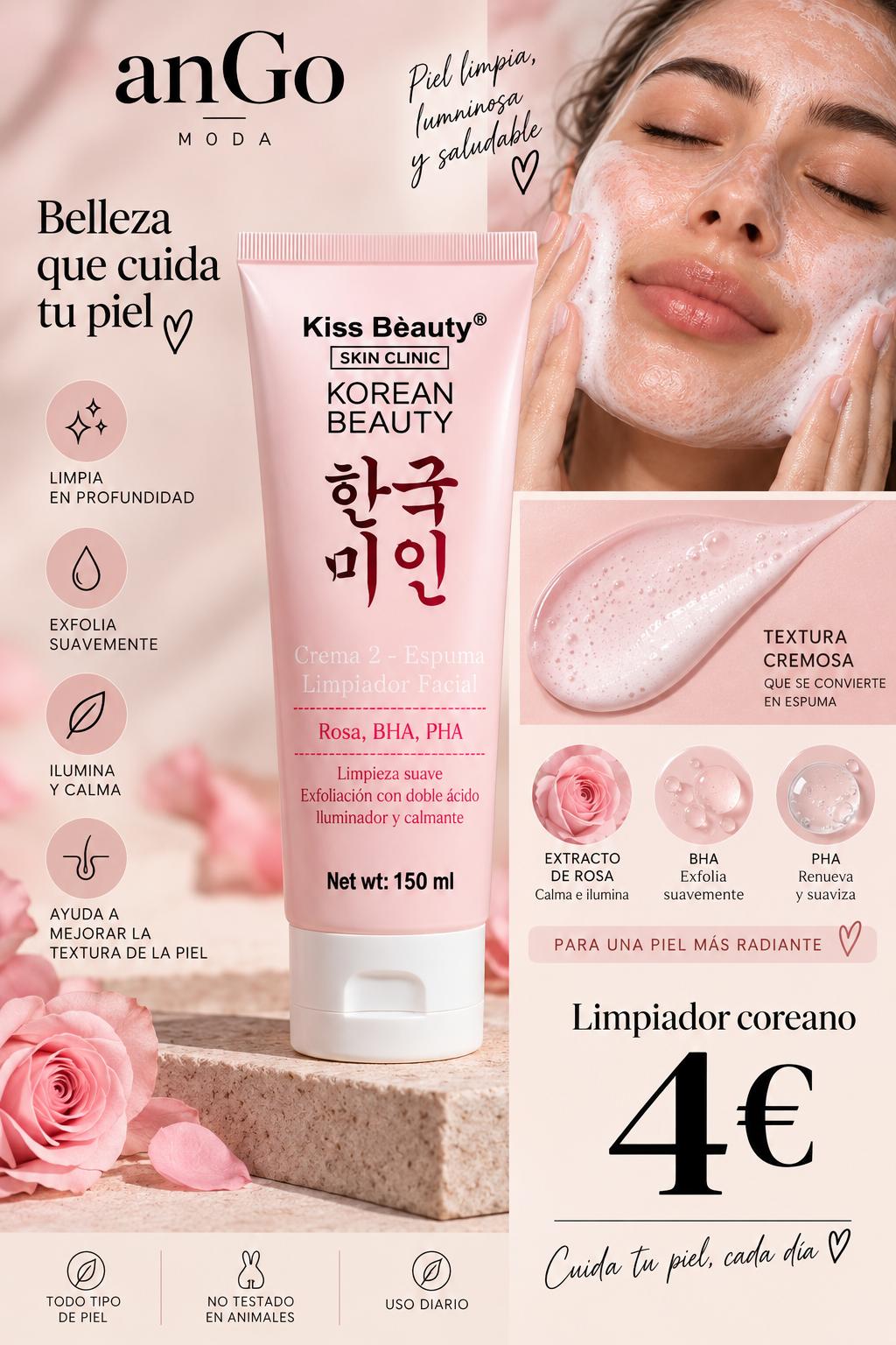 COSMETICA COREANA LIMPIADOR