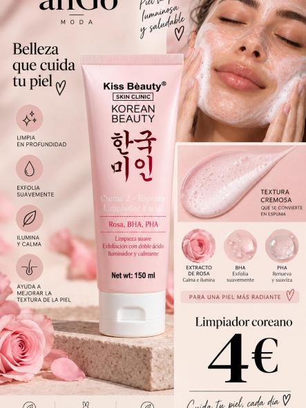 COSMETICA COREANA LIMPIADOR 
