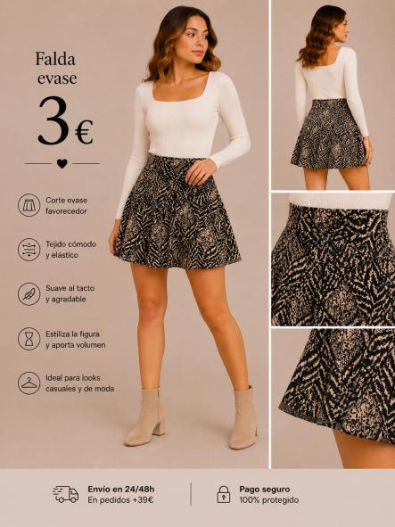 	Falda haspe (beig) [0]