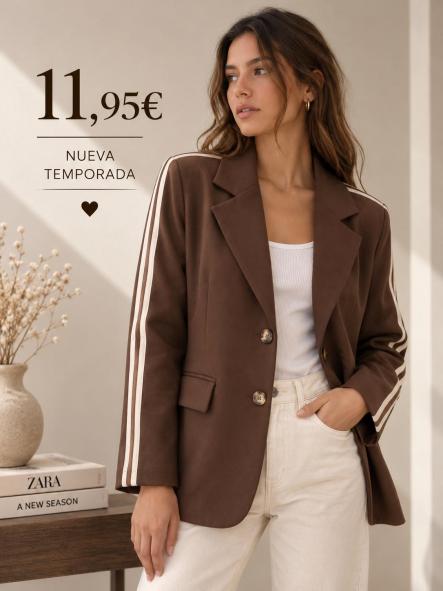BLAZER MARRON TIPO CHANDAL [0]