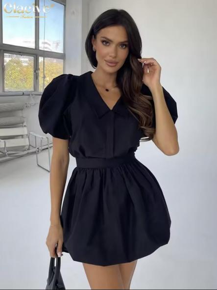 CONJUNTO NEGRO FALDA Y BLUSA [1]