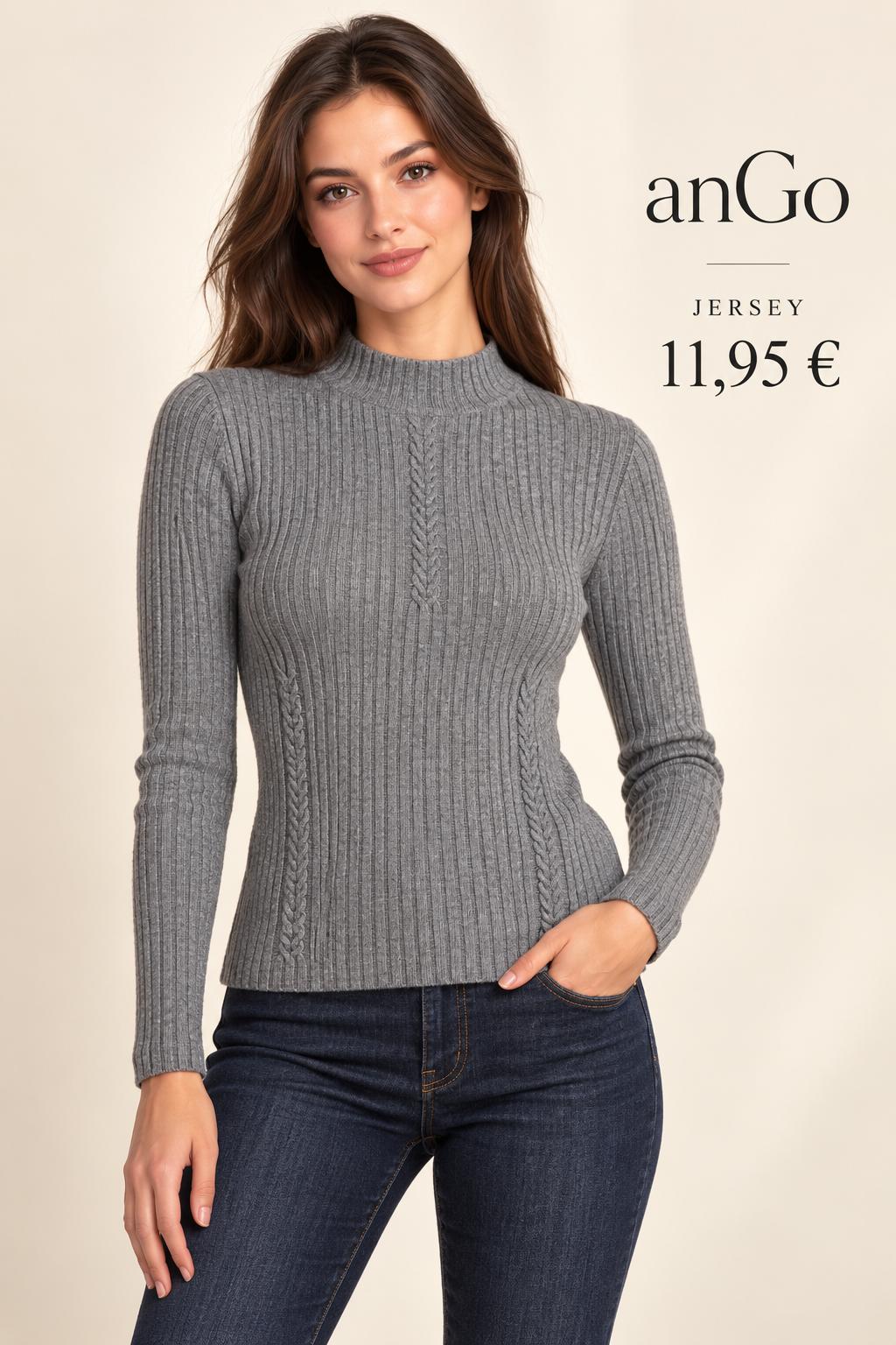 JERSEY CANALE GRIS