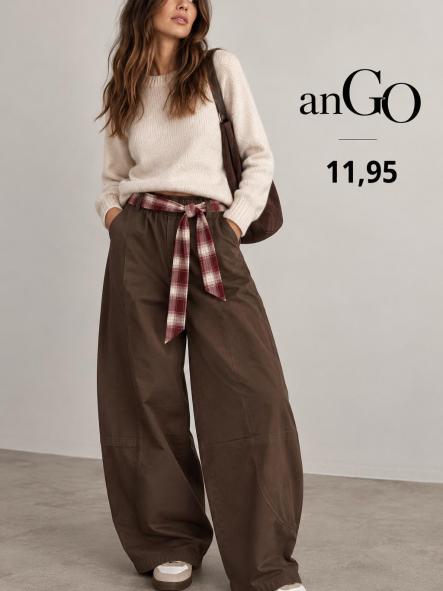 PANTALON BALLONG MARRON LAZOS  [0]