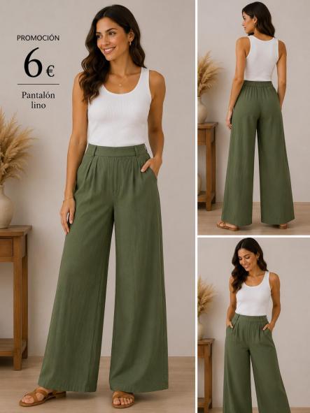 PANTALON ELASTICO VERDE [0]