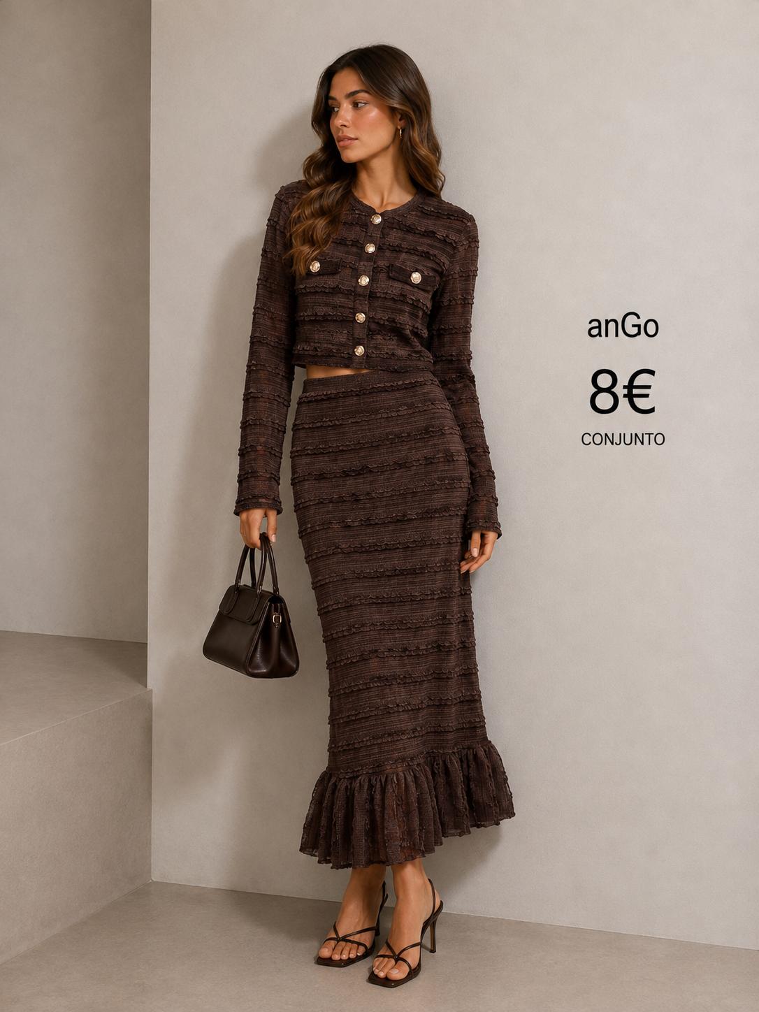 CONJUNTO marron