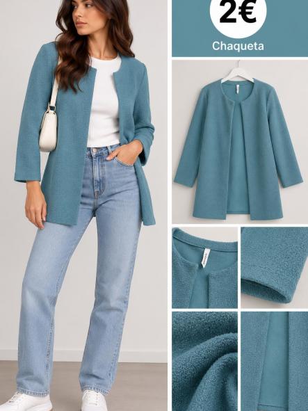 CHAQUETA  TURQUESA [0]