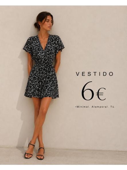 VESTIDO CORTE PRINCESA FLORES NEGRO [0]