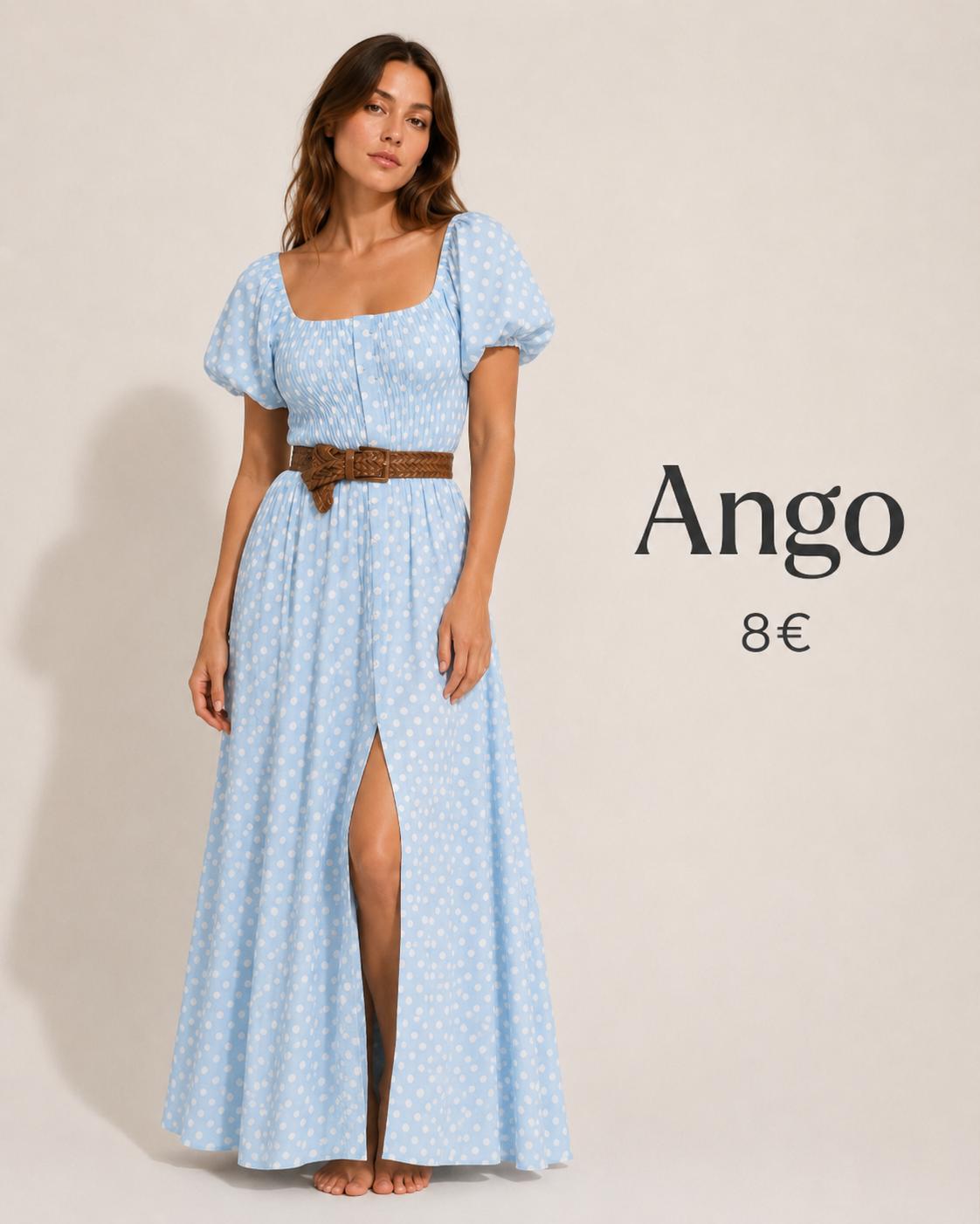 VESTIDO MEXICAN AZUL