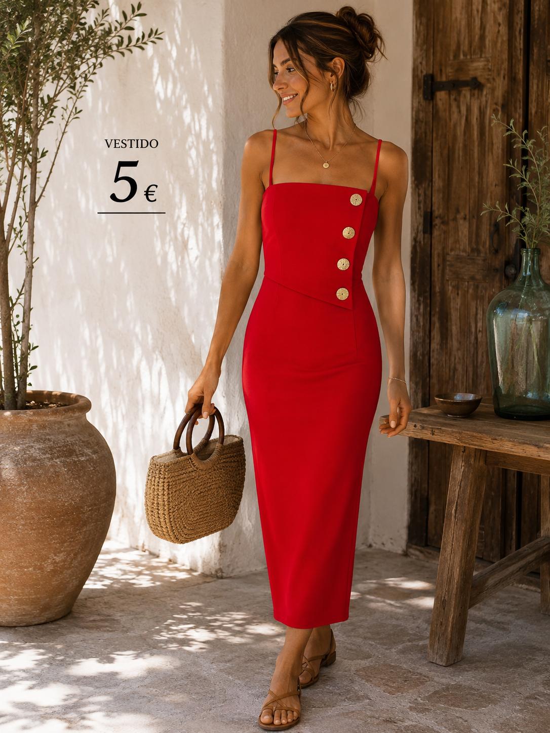 VESTIDO ROJO