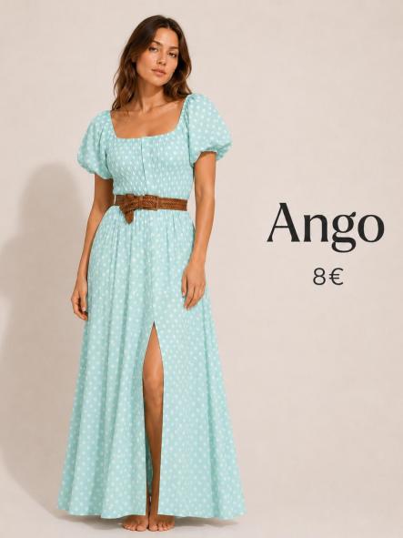 VESTIDO  MEXICAN  TURQUESA [0]