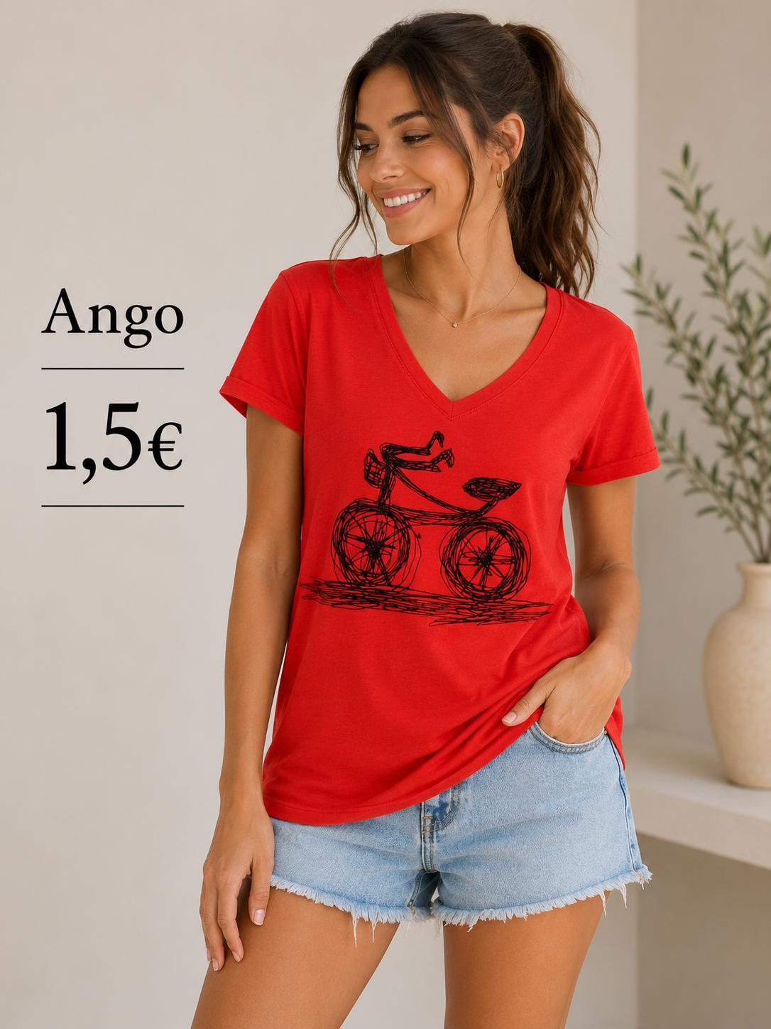 CAMISETA ROJO