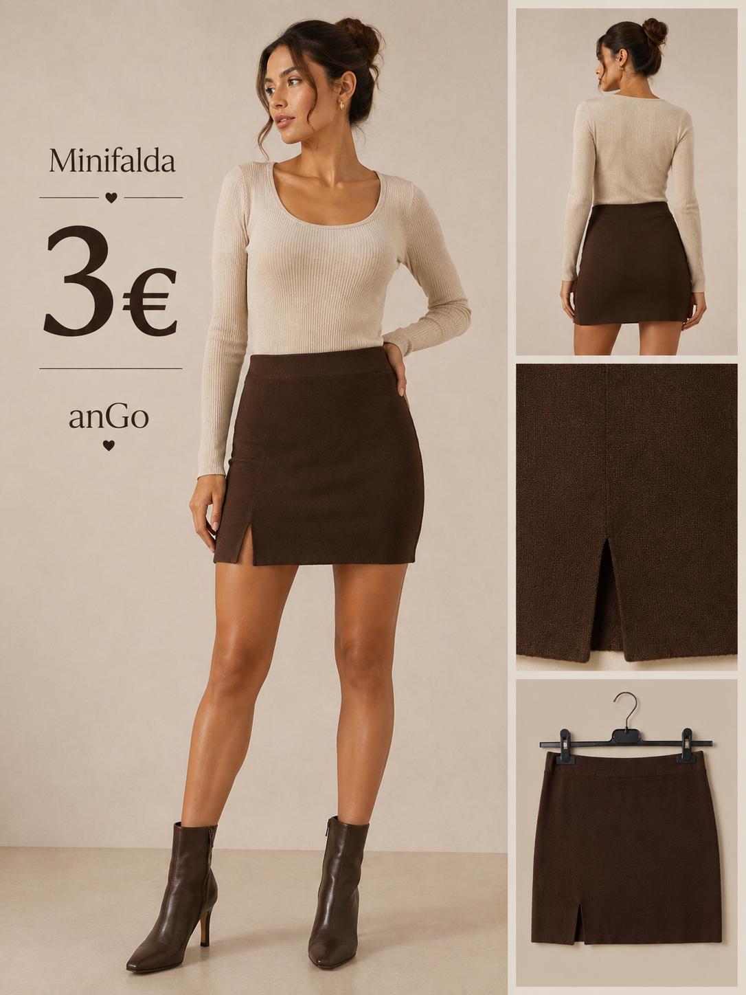 FALDA MARRON