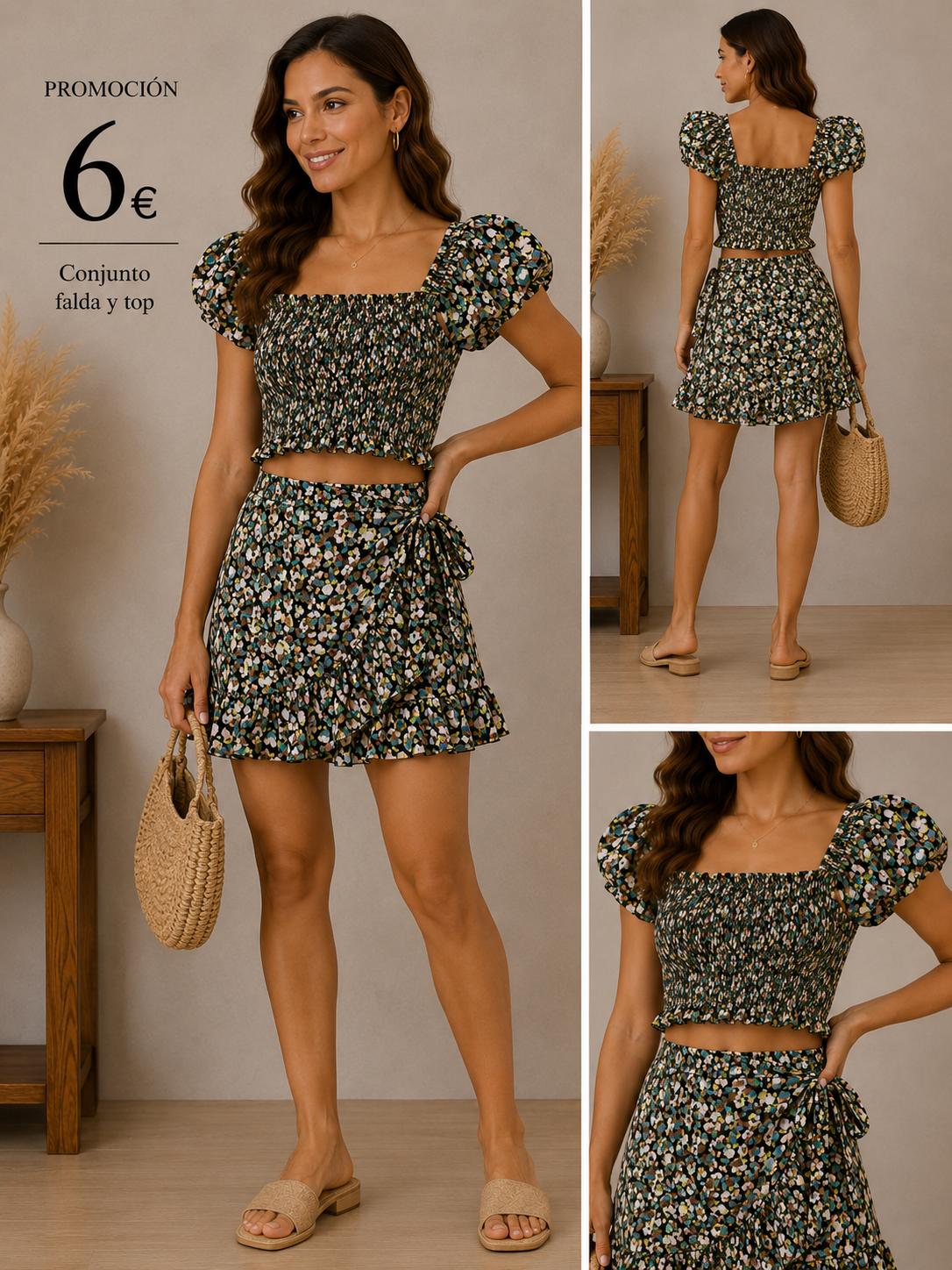 CONJUNTO FALDA NEGRO