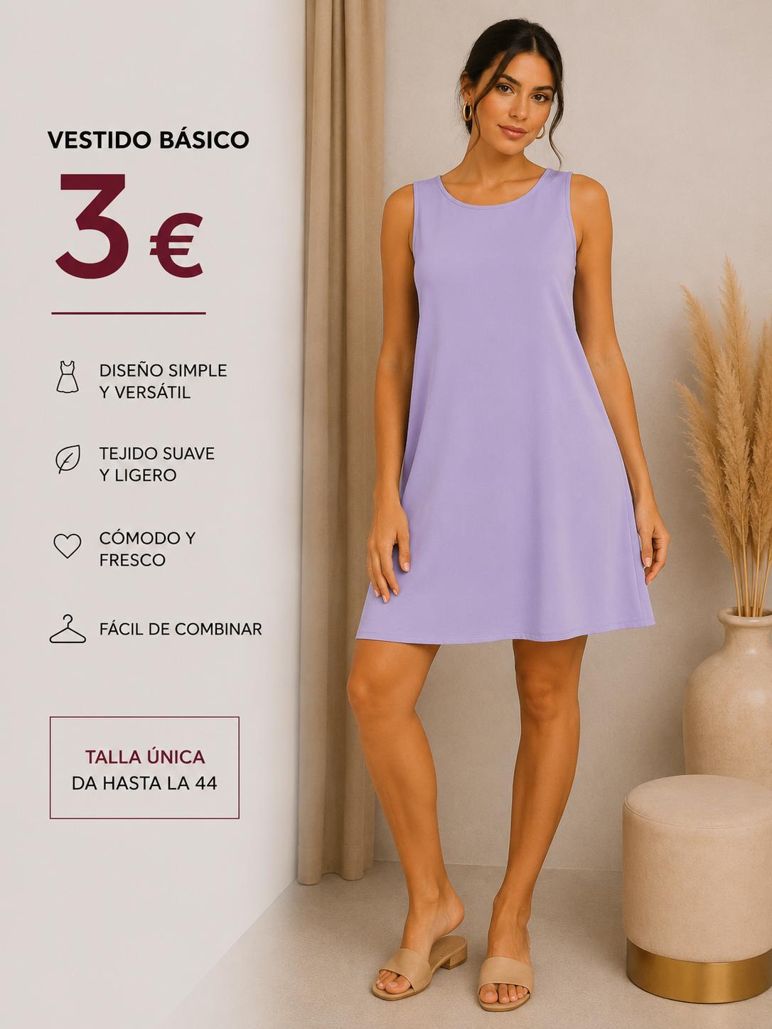 VESTIDO LILA
