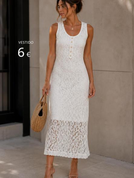 VESTIDO BLANCO BLONDA [0]