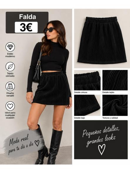 MINI FALDA NEGRA  [0]