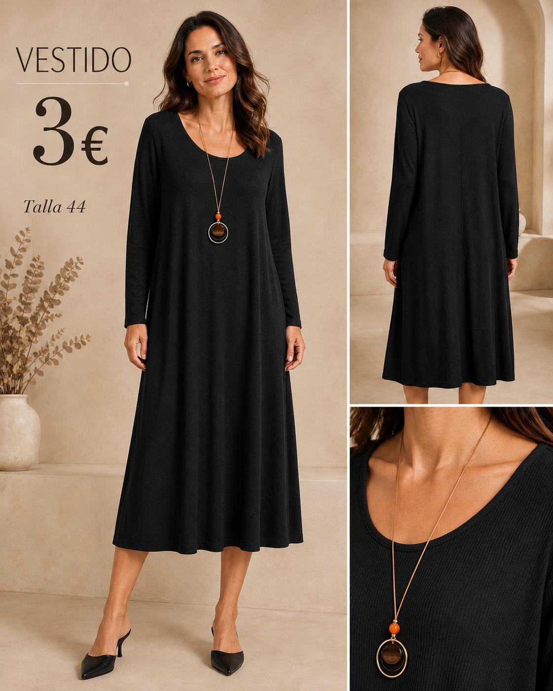 VESTIDO COLLAR TALLA 44