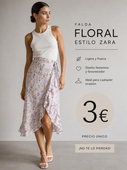 FALDA FLORES FONDO AZUL [0]