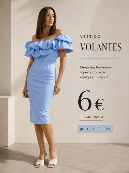 VESTIDO HOMBROS CLAVEL AZUL FIESTA  [0]