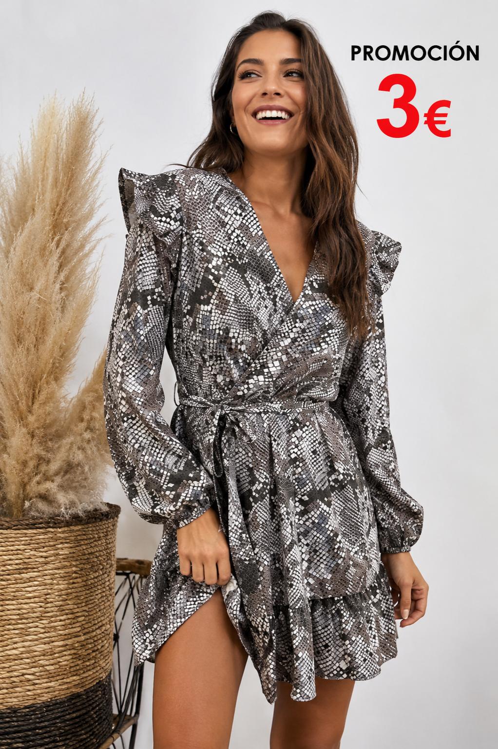 Vestido NAHESA Gris