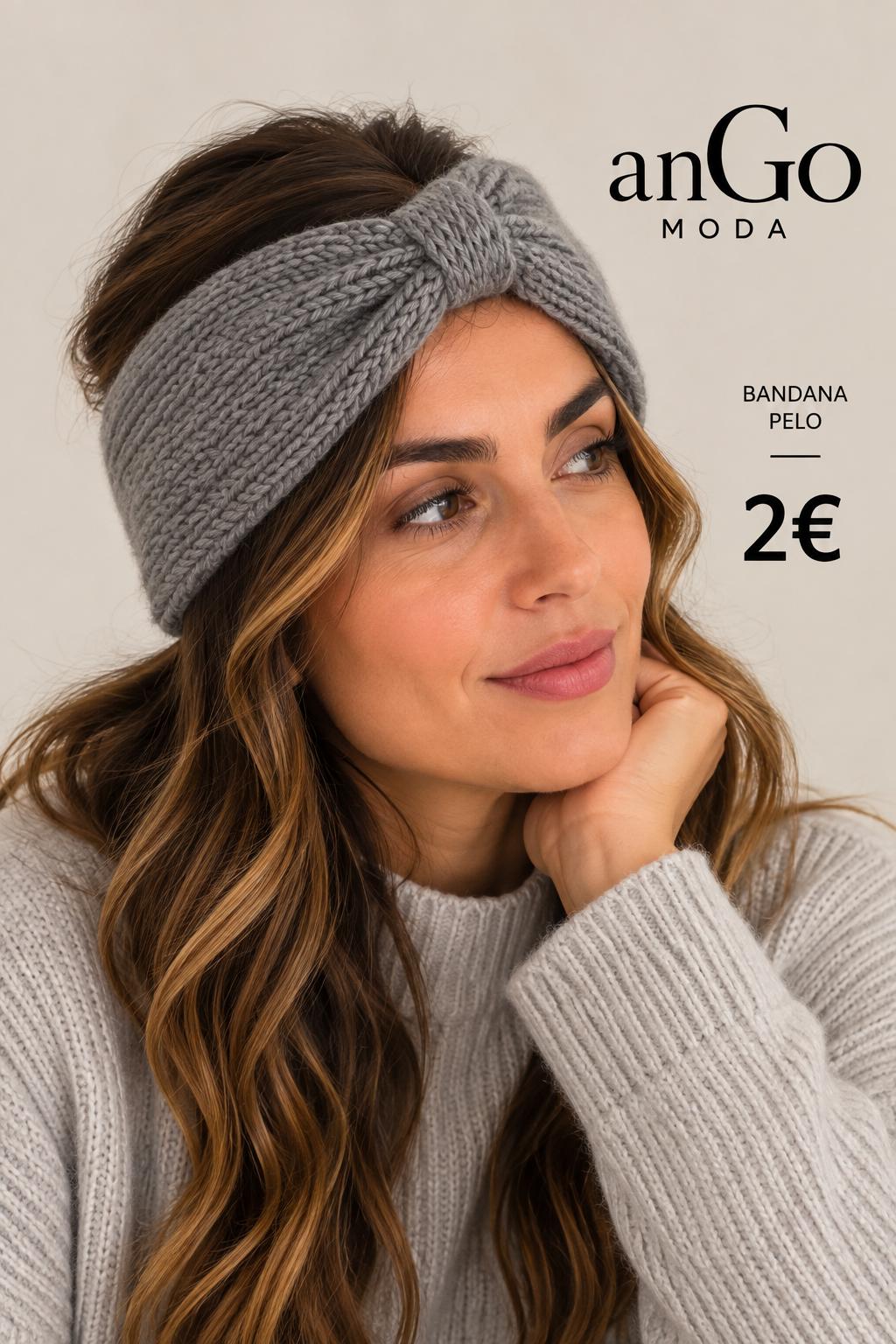 BANDANA PELO GRIS
