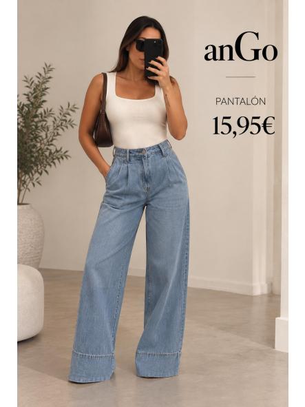 PANTALON VAQUERO PATA DE ELEFANTE [0]