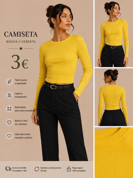 CAMISETA AMARILLA [0]