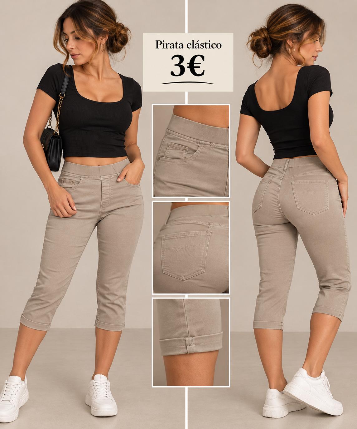 PANTALON PIRATA BEIG