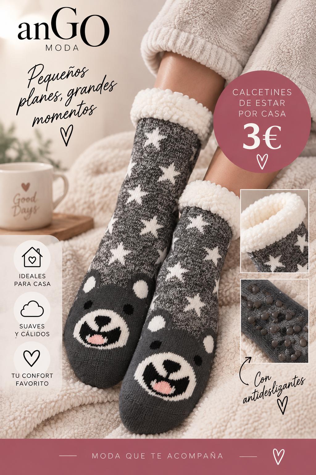 CALCETINES OSO Y ESTRELLAS