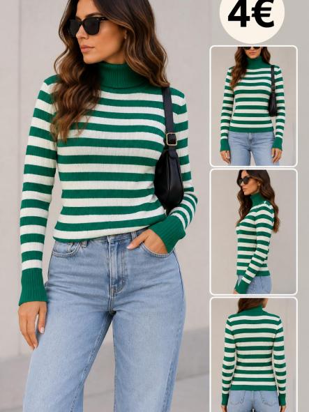 JERSEY VERDE RAYAS [0]