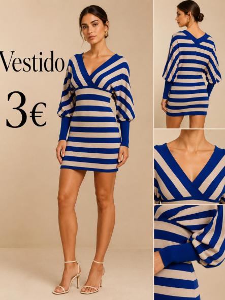 VESTIDO rayas  [0]