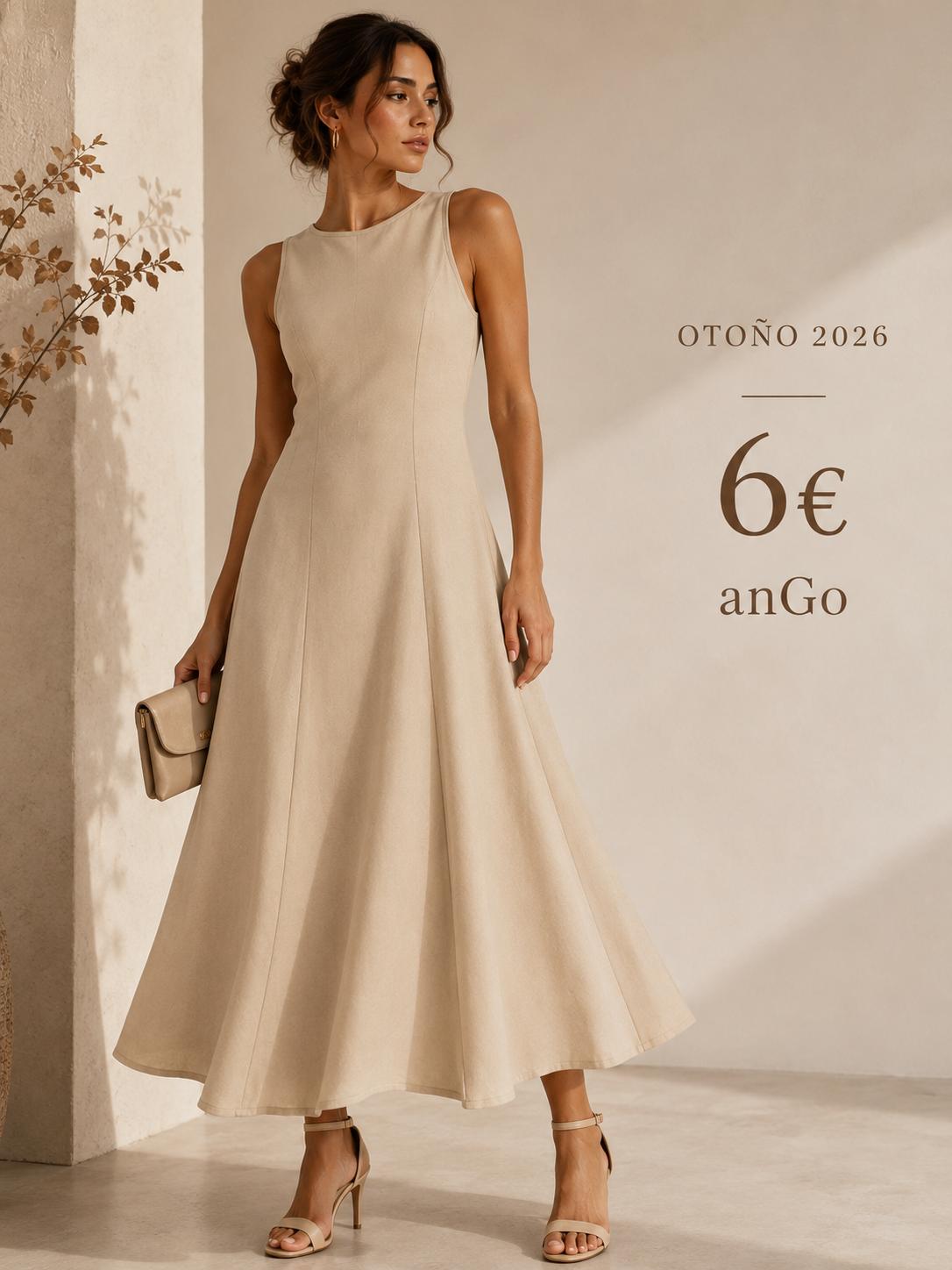 VESTIDO NUEVA TEMPORADA BEIG