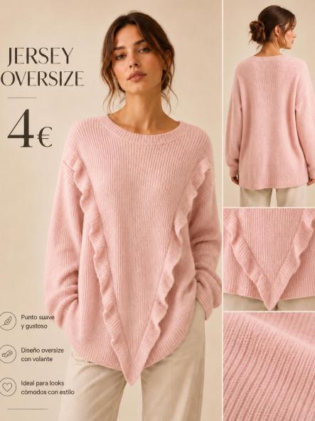 JERSEY OVERSINCE ROSA [0]