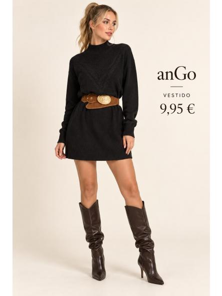 VESTIDO JERSEY NEGRO  [0]