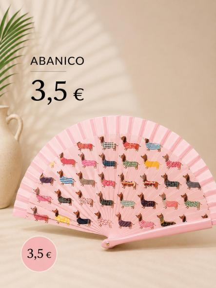ABANICO PERRITO ROSA [0]