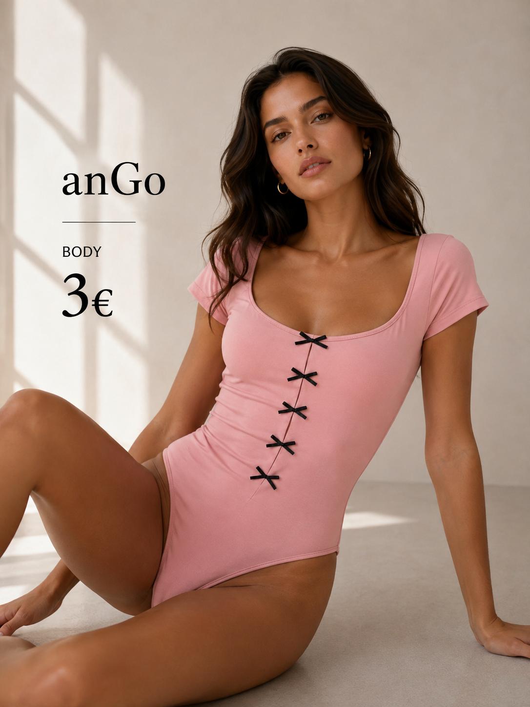 BODY LAZOS ROSA