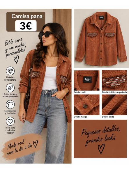 CAMISA PANA  desgastada [0]