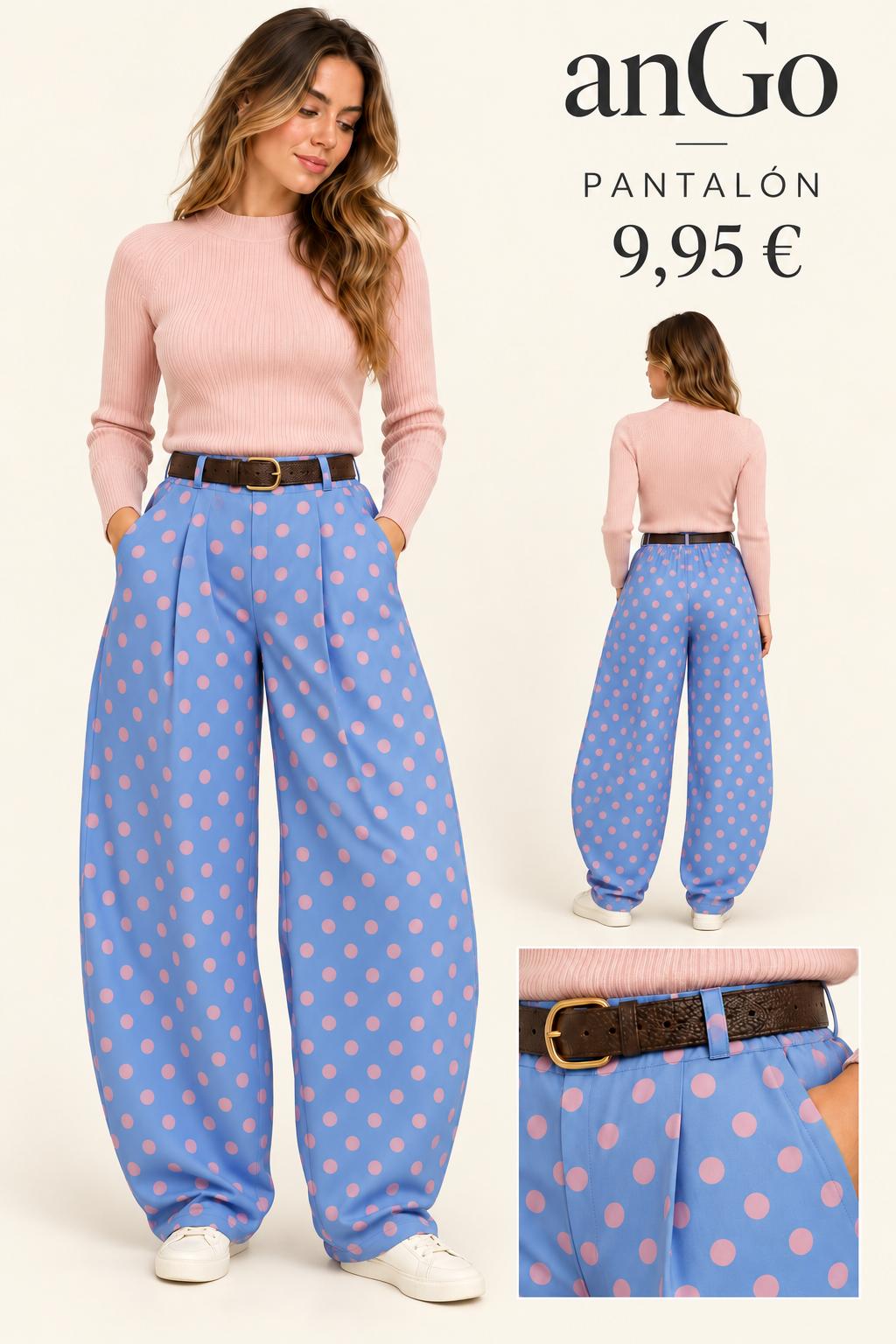 PANTALON TOPOS AZUL