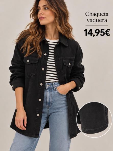 CHAQUETA VAQUERA NEGRA [0]