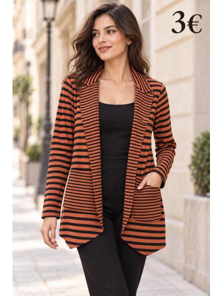 CHAQUETA RAYAS  [0]