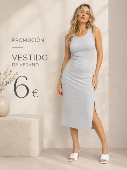 VESTIDO TIRANTES CONCHA GRIS  [0]