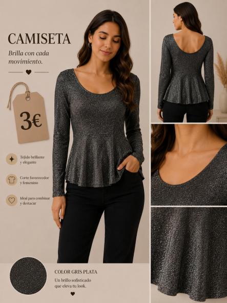 CAMISETA P PLUM PLATA [0]