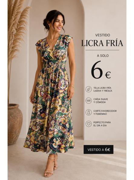 VESTIDO LICRA FRIA FONDO verde [0]