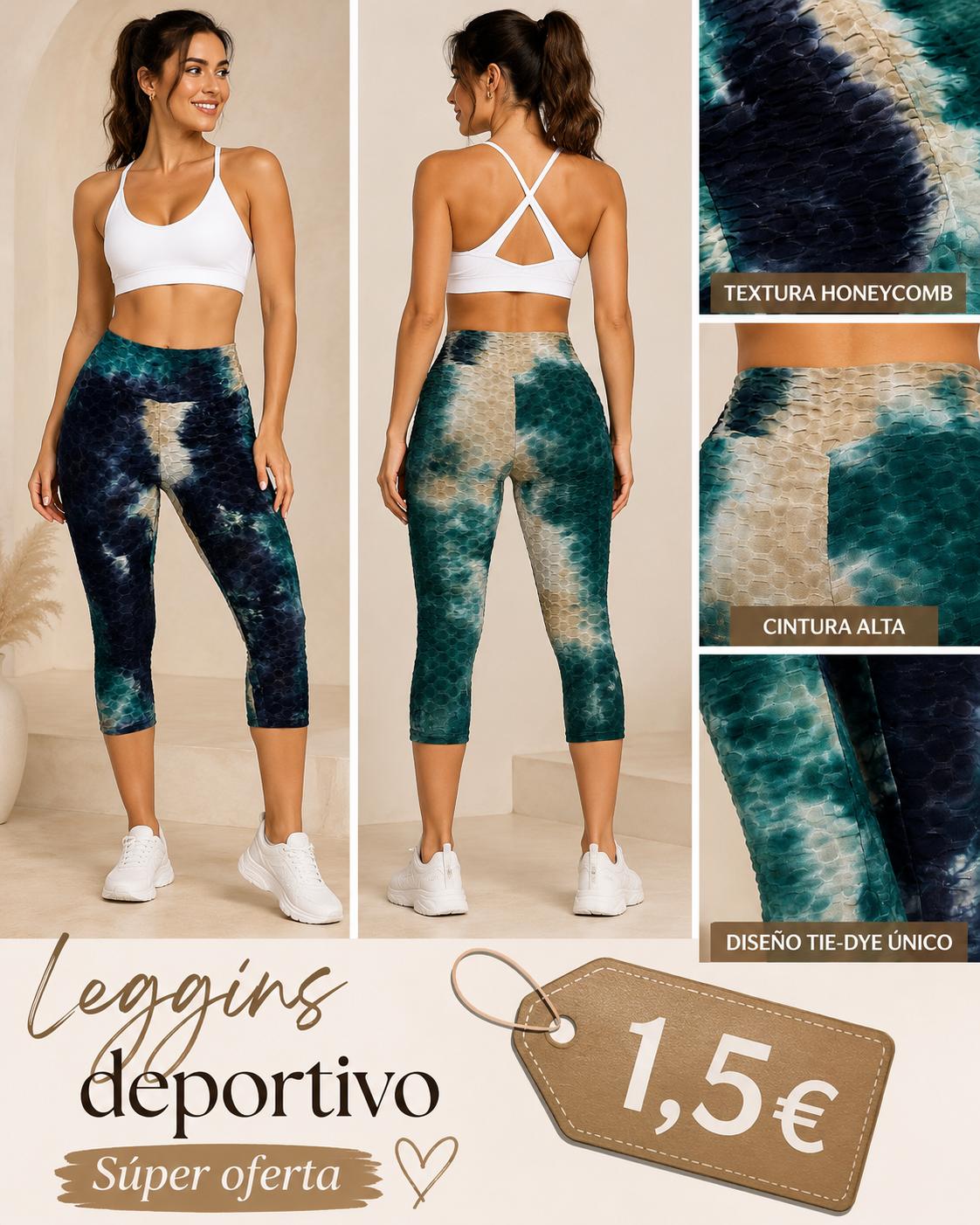 LEGGIN VERDE CANALÉ ANTICE
