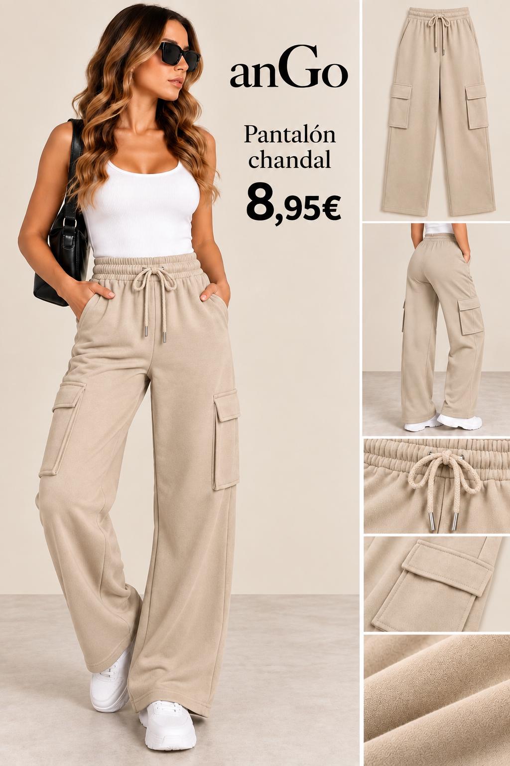 PANTALON CHANDAL BEIG