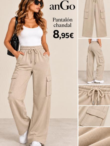 PANTALON CHANDAL BEIG [0]