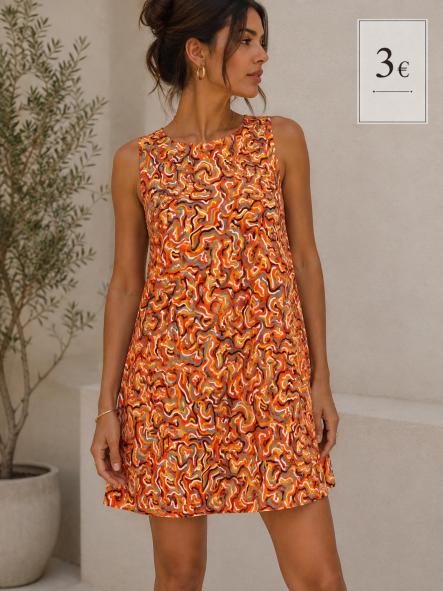VESTIDO  LIQUI NARANJA [0]