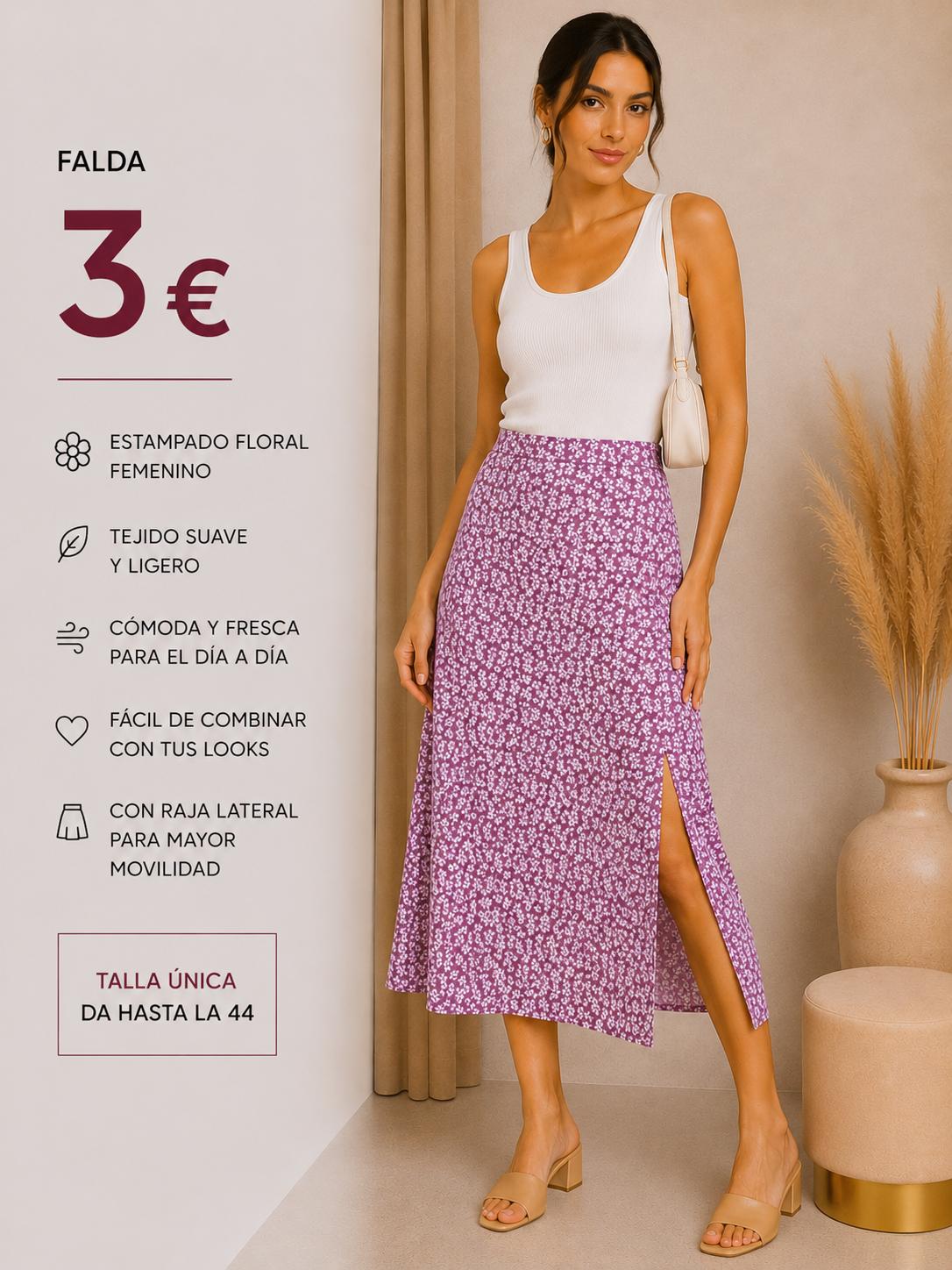 FALDA FLORES